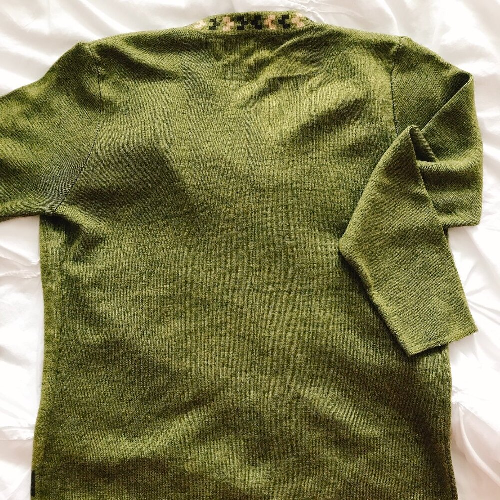 Olive Green Cardigan